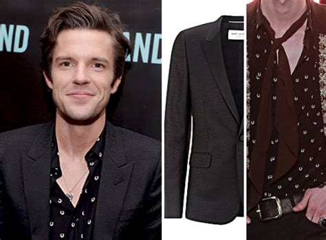 brandon flowers ysl jacket|brandon flowers suit.